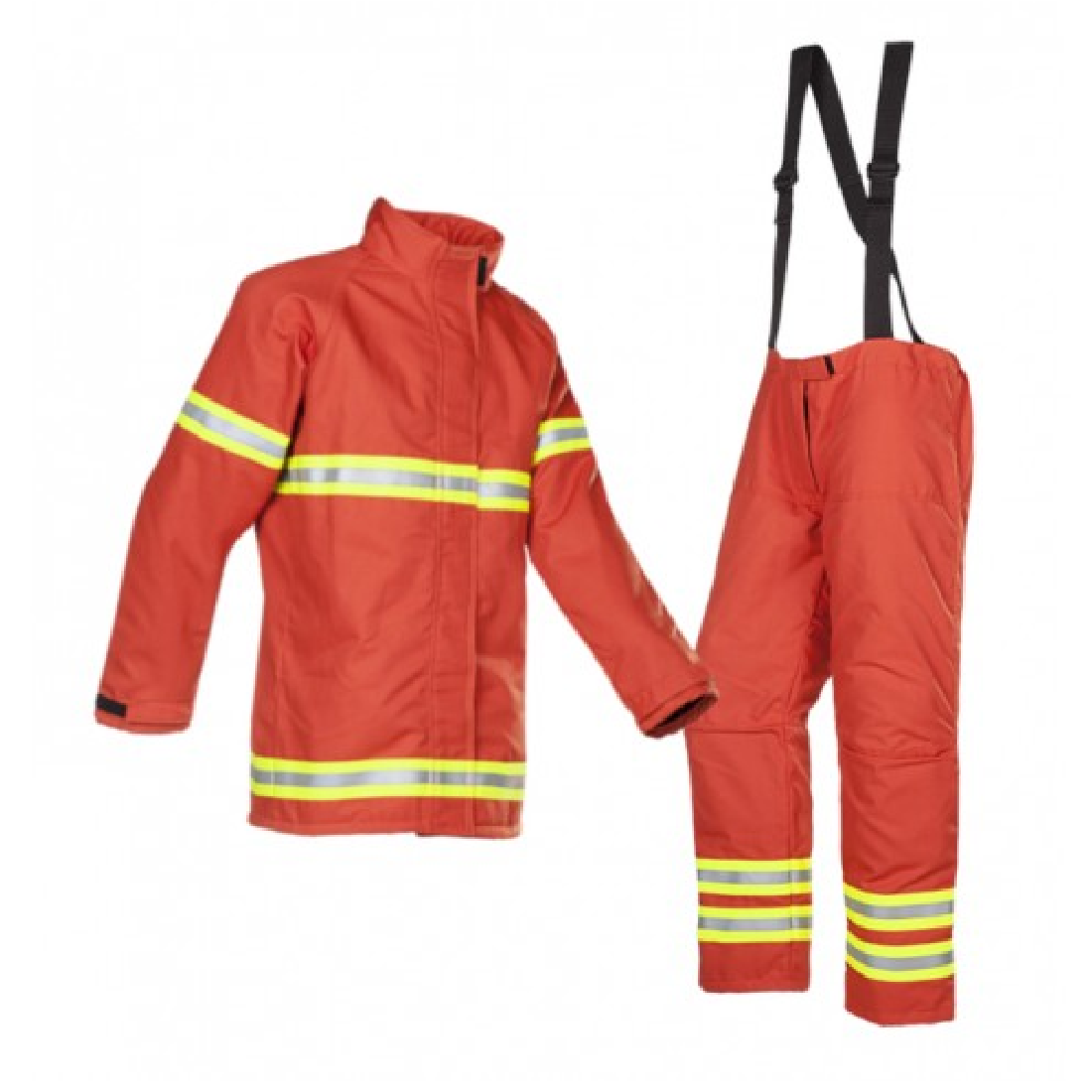 MULLION Fire Fighting Suit (Intervention Jacket & Pants With SUSPENDERS)